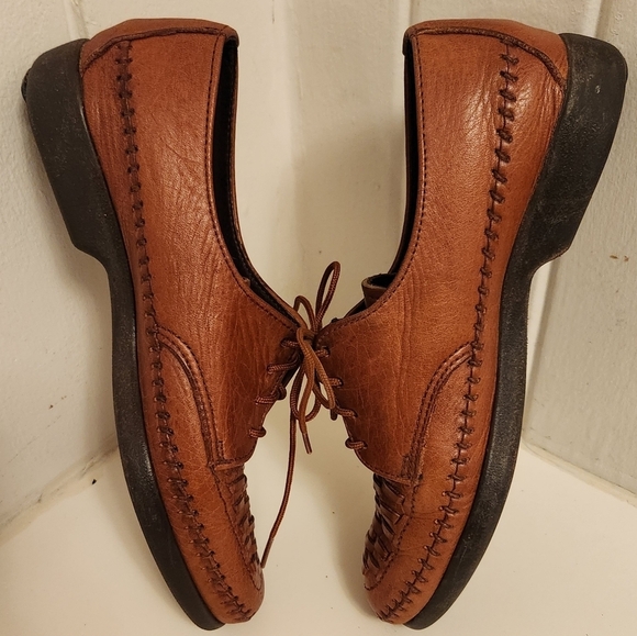 Brown Dexter Leather Comfort Shoe Size 6.5 - Picture 3 of 7